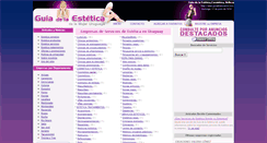 Desktop Screenshot of guiadelaestetica.com